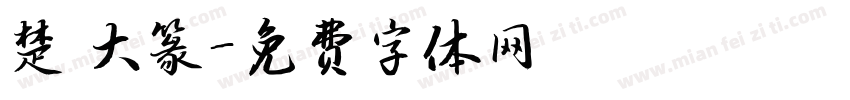 楚 大篆字体转换